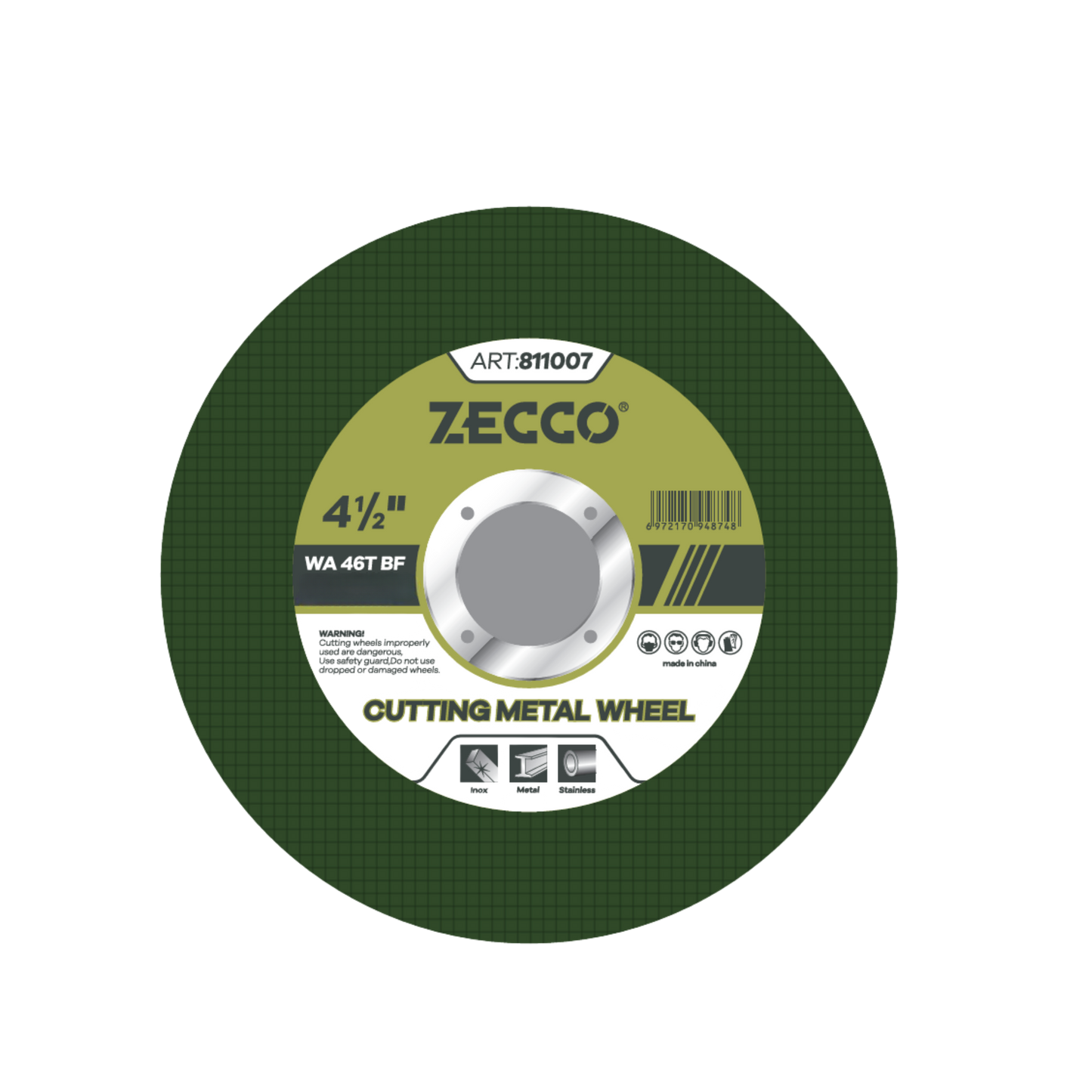 DISQUE À TRONÇONNER MÉTAL ZECCO 115 MM