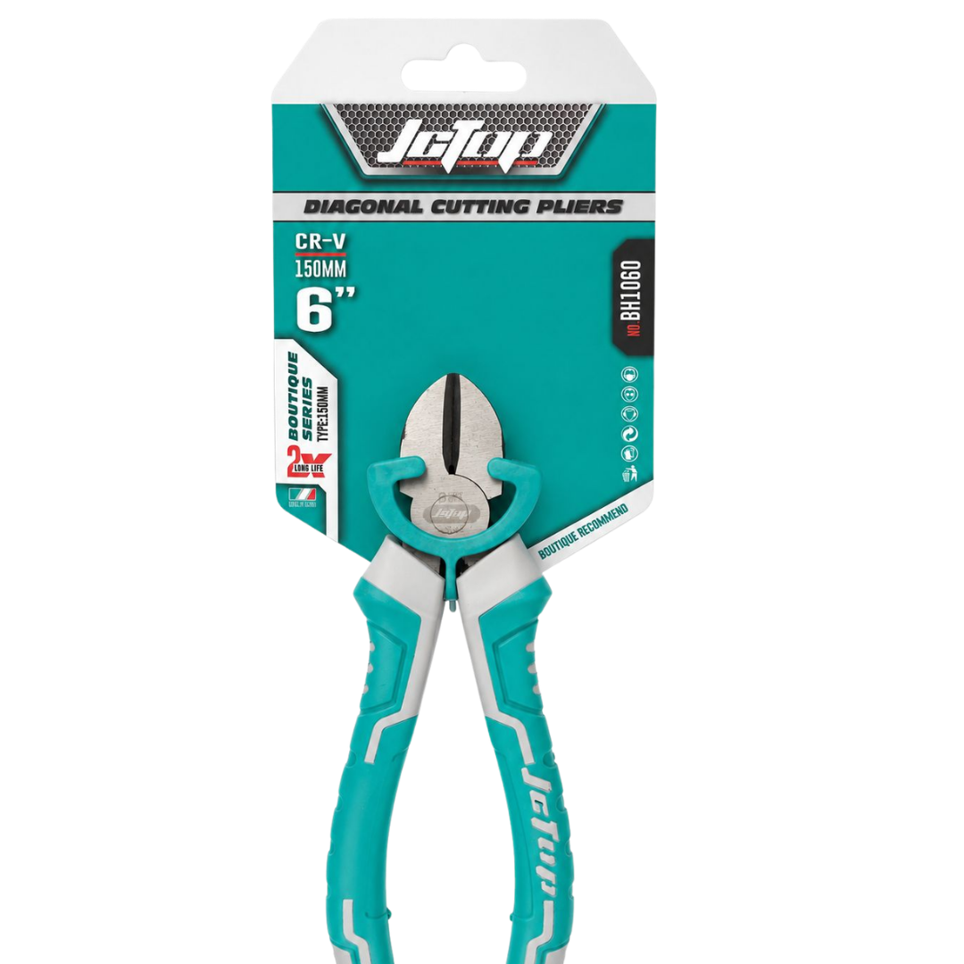 Pince Coupante Diagonale Professionnelle 150 mm (6") en Acier Chrome Vanadium CR-V – JCDO