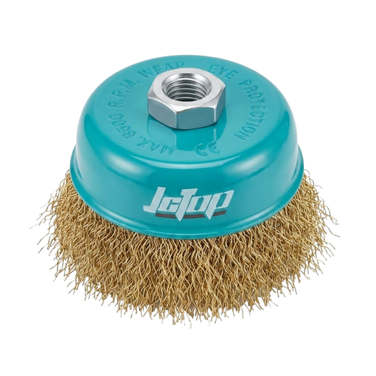 Brosse Coupe Métallique en Fil Ondulé pour Meuleuse d'Angle – JCDO