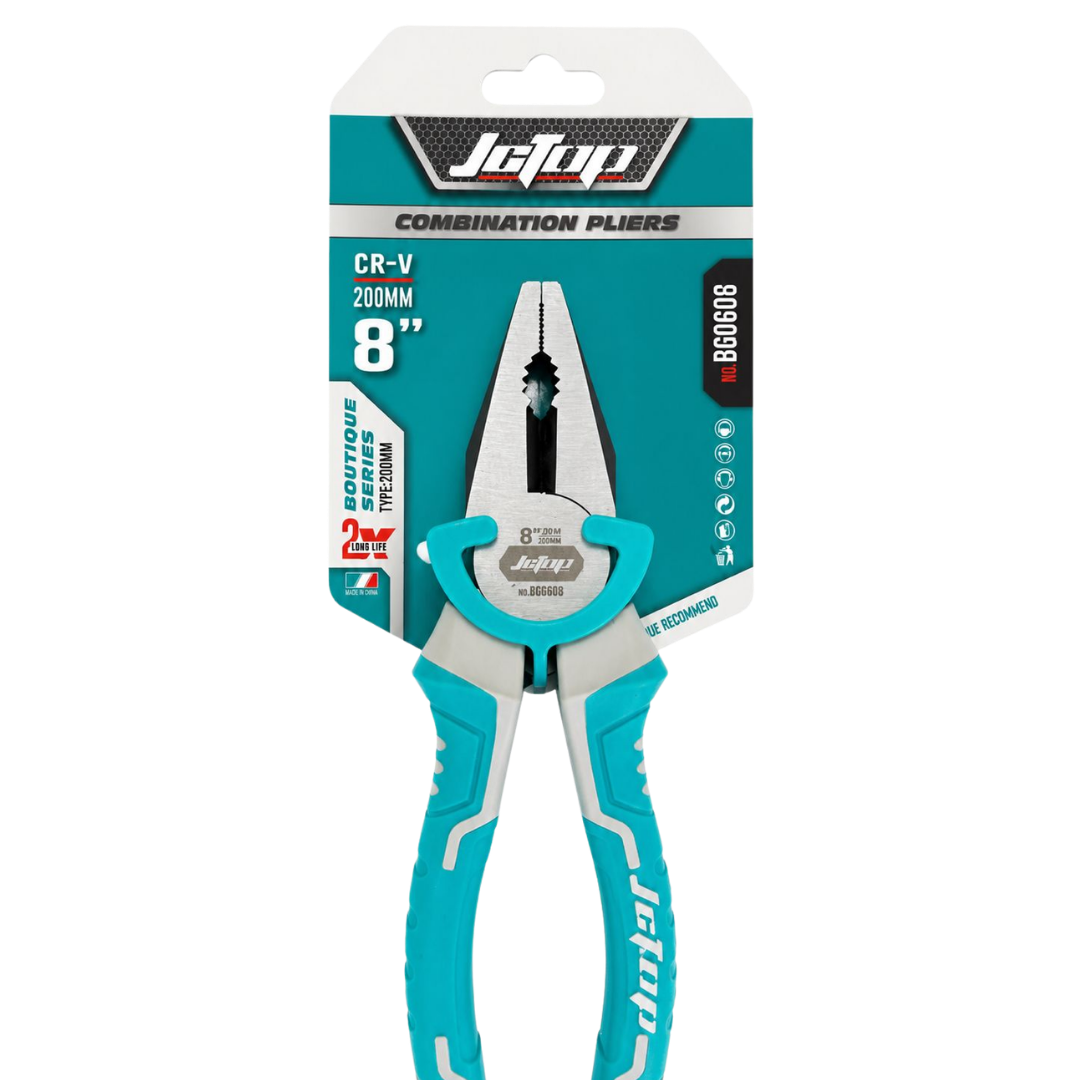 Pince Universelle Professionnelle 200 mm (8") en Acier Chrome Vanadium CR-V – JCDO