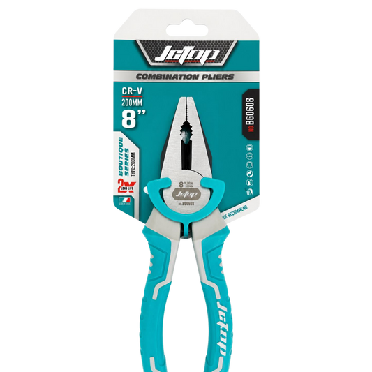 Pince Universelle Professionnelle 200 mm (8") en Acier Chrome Vanadium CR-V – JCDO