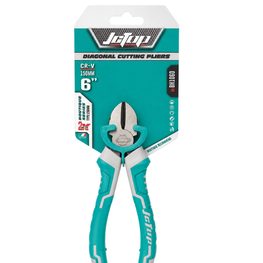 Pince Coupante Diagonale Professionnelle 150 mm (6") en Acier Chrome Vanadium CR-V – JCDO
