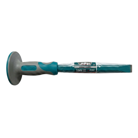 Ciseau de maçon plat 16 mm JcTop – Burin professionnel avec protège-main